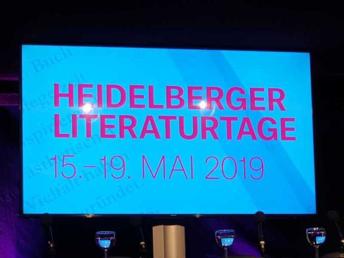Heidelberger Literaturtage 2019